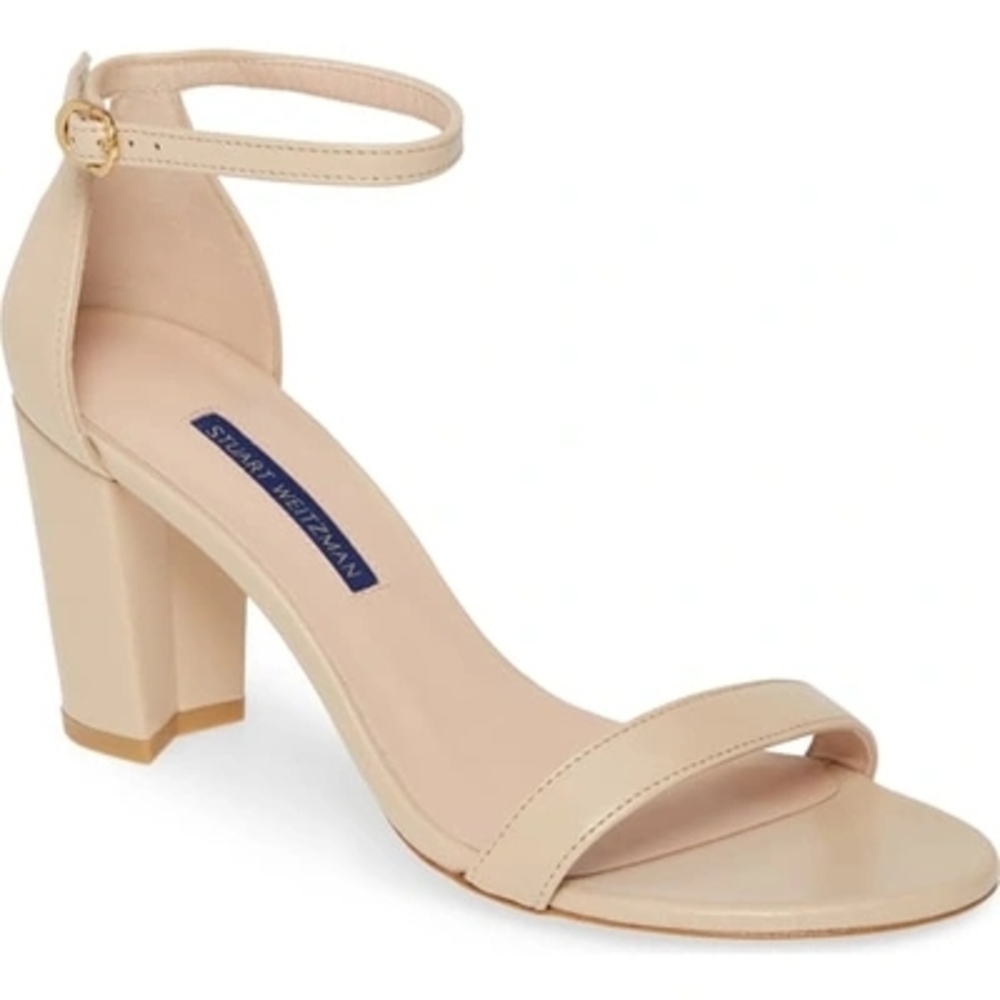 Stuart Weitzman Nearly Nude Bambina Heeled Sandal